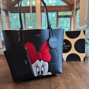 Kate Spade New York X Disney Reversible Minnie Tote with Wristlet